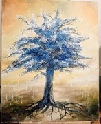 Obraz olejny,, Drzewo cierpień,, 40/50