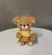 Figurka na tort miś masa cukrowa