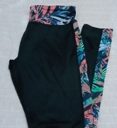 Czarne legginsy z lampasem Atmosphere 