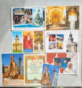 Jan Paweł II Benedykt XVI Wadowice obrazki pocztówki pieczątki papieskie