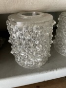 Klosze do lampy szkło PRL