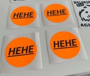Hehe naklejki 4.5zł sztuka