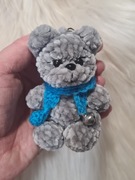 Brelok Breloczek Miś Zawieszka Prezent Ozdoby Na Szydełku Handmade 