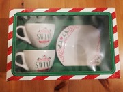 Zestaw 2 filiżanki dla pary zakochanych święta prezent