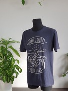 T-shirt koszulka camping  granatowa bawełniana Feewear Rozmiar L 