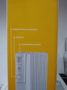 Grzejnik olejowy, olejak, 11żeberkowy. 2500w