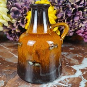 Ceramiczny wazon 'Lava' - Butelka - 15 cm - Strehla