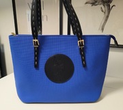 Niebieska torba typu shopper z regulowaną długością uchwytów U.S. Polo Assn