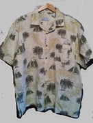 Koszula hawajska, Groovy Bay, XXL, BAWEŁNA, PALMY, JACHT, khaki 