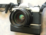 Seagull - MINOLTA X300 + winder+obiektyw 50mm