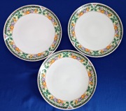 CHIŃSKA PORCELANA TALERZE DESEROWE 