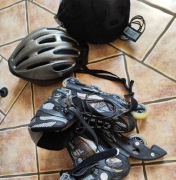 Rolki Fila ochraniacze zestaw i kask