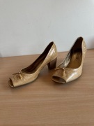 Skórzane czółenka GUANG ZHU / ECCO GUANG ZHOU Karmelowe