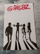 plakat zespołu muzycznego gorillaz