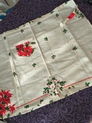 Świąteczny fartuch fartuszek Boże Narodzenie vintage PRL