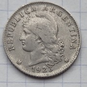 #1710 Argentyna 20 centavos 1923 ładna 