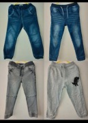 Spodnie chłopięce 104 / 110 i 110 jeansy joggery 