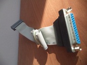 Kabel taśmowy ze złączem DB-25 do starych drukarek LPT