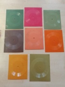 Pocztówki dźwiękowe, 8 szt., pamiątki PRL-u 