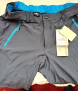 Spodenki kolarskie CRANE Sports,wkład wewn,c.szary/nieb.roz-52/54,metki