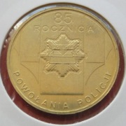 2 zł 2004r. 85 rocznica Powołania Policji z worka 