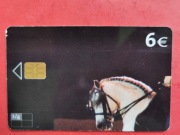 HISZPANIA    - Karta telefoniczna  /  PUZZLE - KONIE