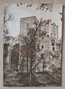 DRZEWICA - RUINY  ZAMKU Z 1 POŁOWY XVI W.