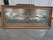 Cynowy obraz "Karawana kupiecka w Norymberdze"