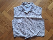 H&m bluzka beżowa panterka 152