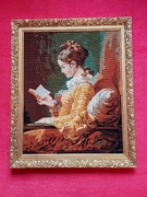 Obraz haftowany kobieta 