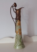 Ceramiczny florystyczny dzban / karafka JBT Anno 1906 w stylu secesyjnym