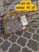 Torebka żółta w kwiaty G&T