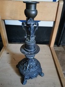 Świecznik mosiężny