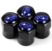 Subaru czarne nakrętki kapturki wentyle nakrętka na zawory powietrza 