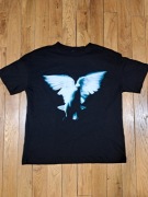 Czarna koszulka z ptakiem