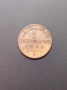 1 Pfenning 1863 A