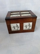 Drewniany organizer na zdjęcia