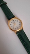 Nowy zegarek klasyczny marki ARMANDO 0510 kolor złoty - pasek zielony