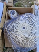 Lampa Sufitowa Abażur Rattan Boho 