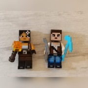 Figurki Minecraft 2 sztuki - stan bardzo dobry