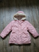 Zimowa kurtka z polarem ocieplana Lupilu rozm 110