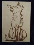 Grawer laserowy – Uroczy Lisek | Sklejka brzozowa A4