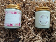 Świeca sojowa Dzień Babci Dziadka prezent handmade