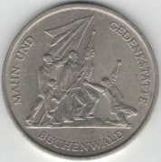 Niemcy NRD DDR 10 marek 1972 A - Buchenwald - 31 mm - nr 2