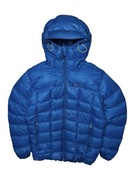 Pro Niebieska Kurtka Zimowa Bergans Pikowana logo ciepła Puch Pierze