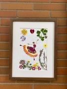 Handmade Obraz Suszone Kwiaty - Baletnica