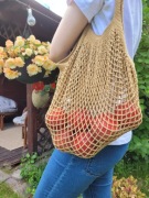 SIATKA NA ZAKUPY ekologiczna Handmade na szydełku 