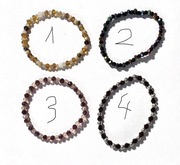 Bransoletki handmade błyszczące 