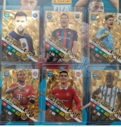 FIFA premium Gold 2023 Ronaldo Messi Lewandowski  6kart stan kolekcjonerski