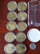 Komplet monet 2zł plus tuba i gratis 5 , dostawa 0